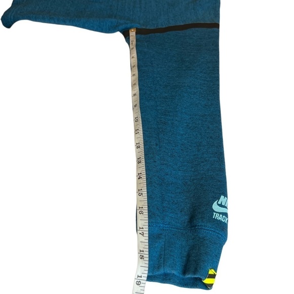 Nike Track & Field Teal Blue Cropped Sweatshirt SZ XL - Picture 11 of 12